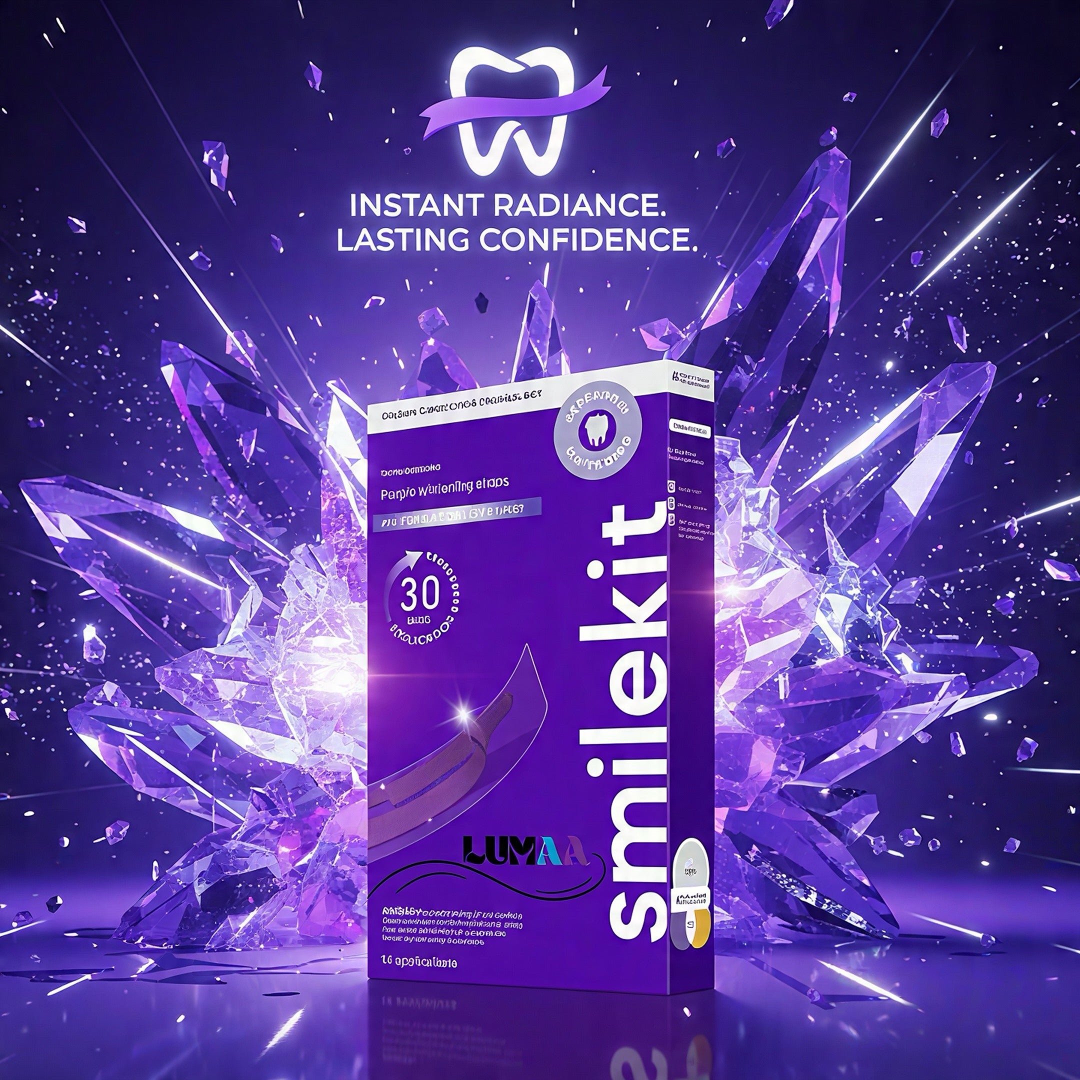 LUMAA Dual-Bright™ Purple Whitening Strips
